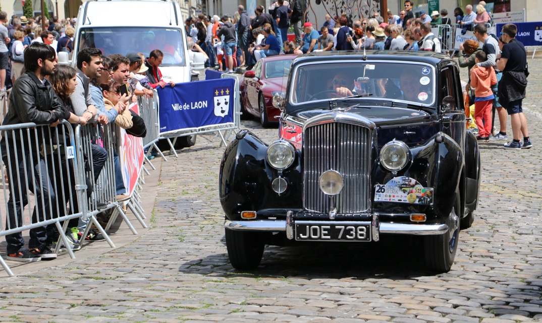 Bentley R-Type seen at Laon in 2017.