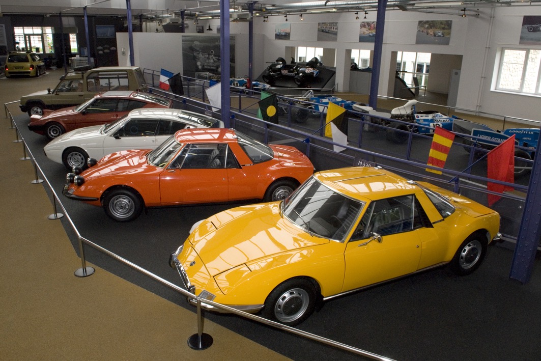 Matra 530s and Bagheeras on show at the Musée Matra. (Courtesy Musée Matra)